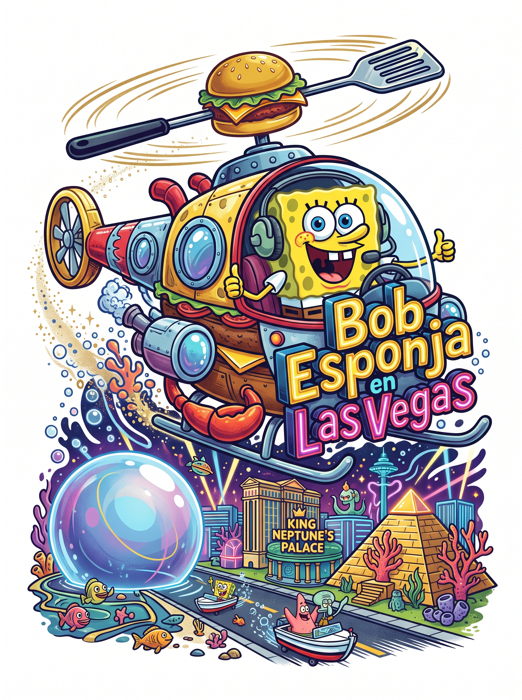 Bob Esponja sobre Las Vegas