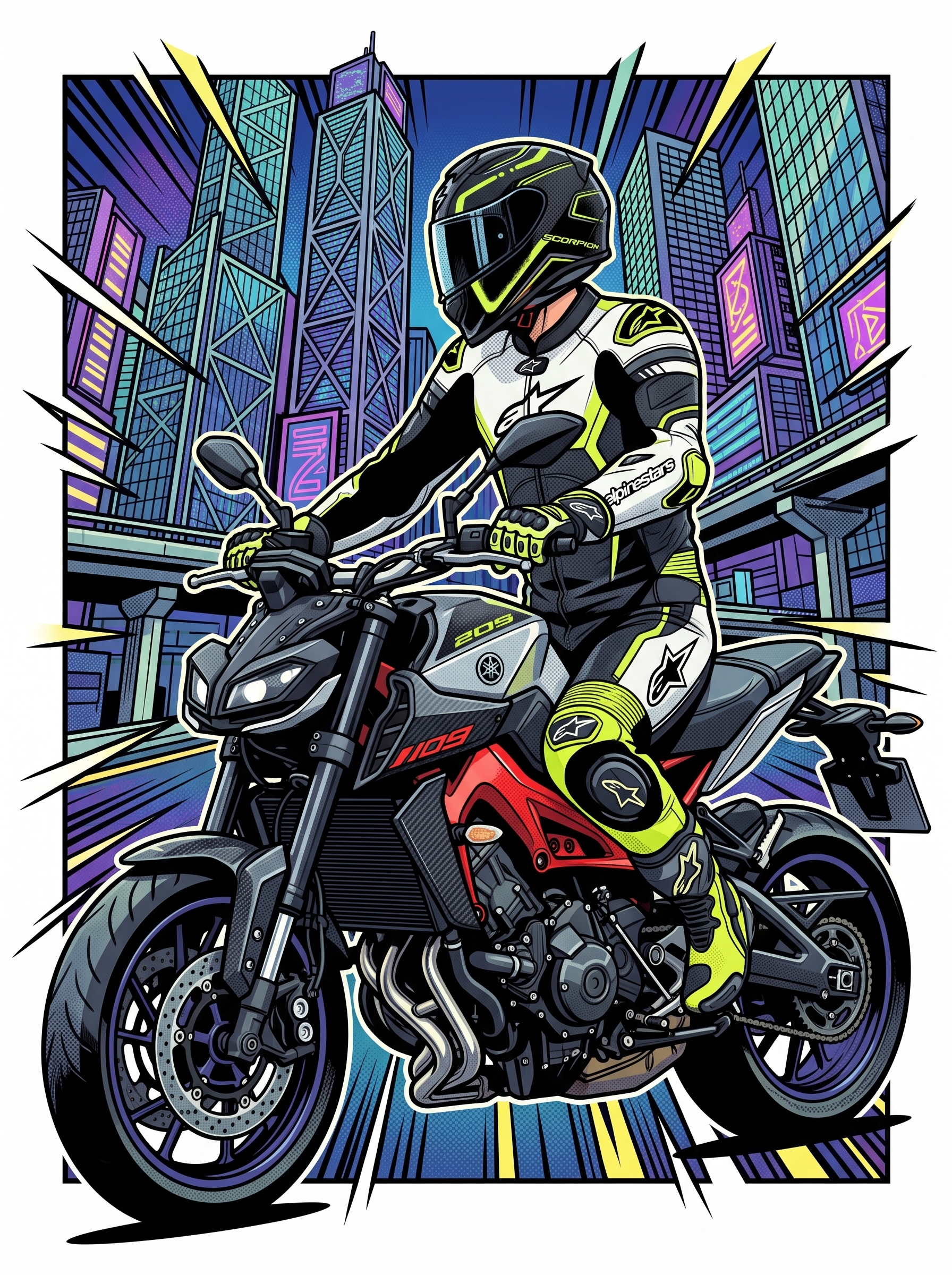 Moto Urbana Moderna