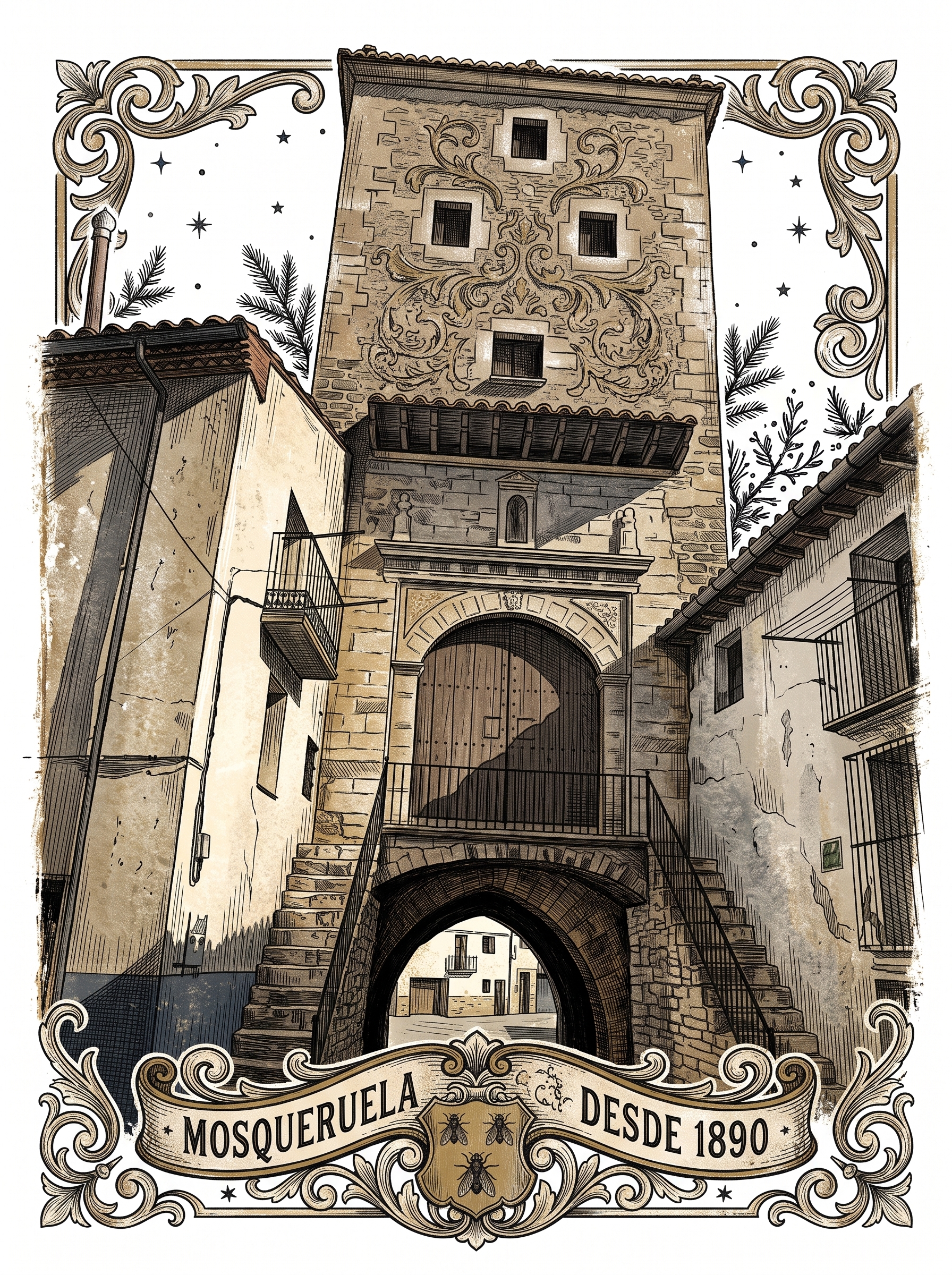 Mosqueruela Vintage 1890