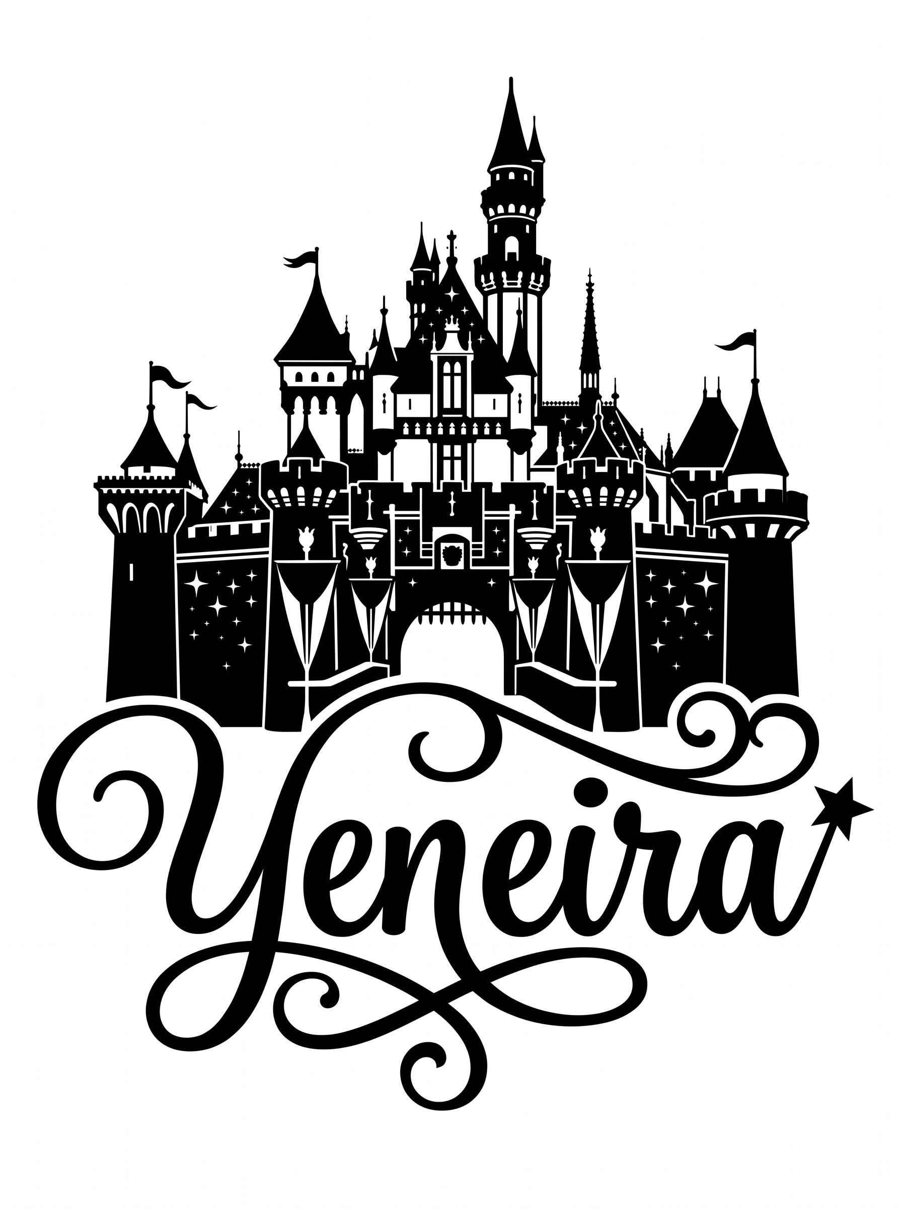 Castillo Disney con Nombre