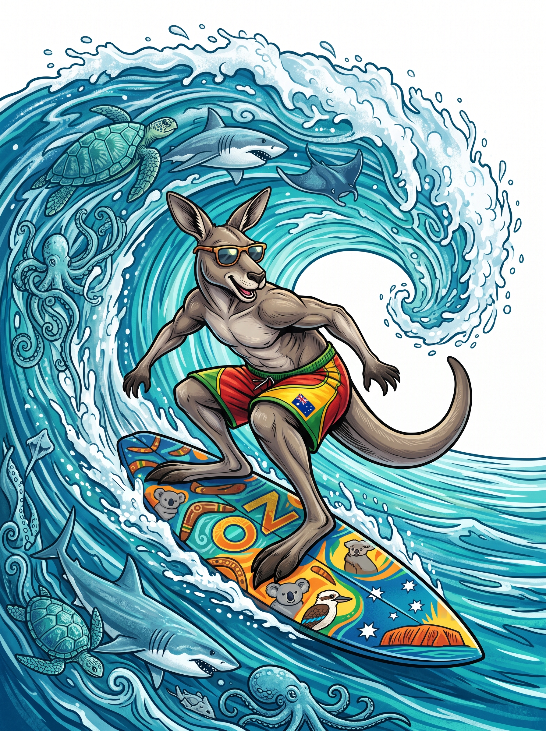 Canguro Surfero