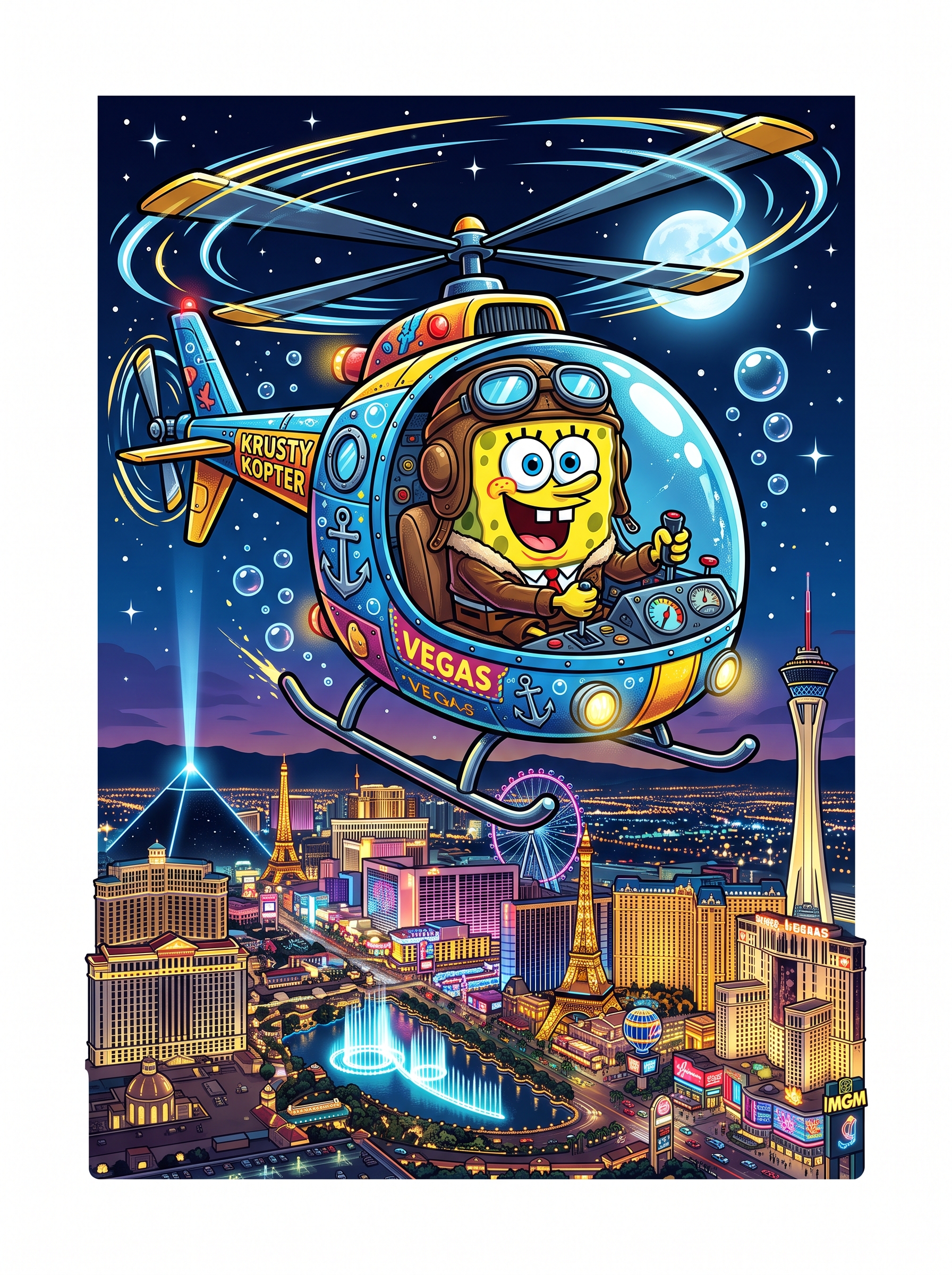 Bob Esponja sobre Las Vegas