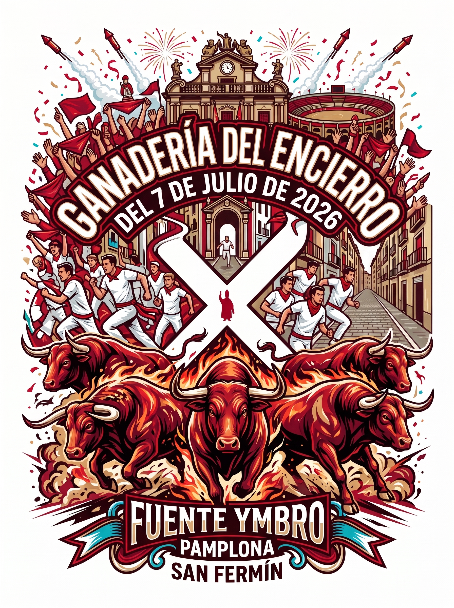 San Fermín con Calles Icónicas