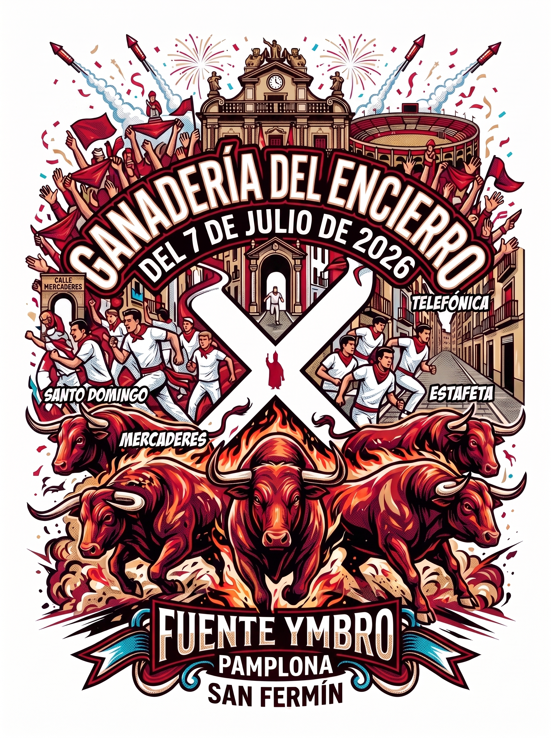 San Fermín en Estilo Cómic