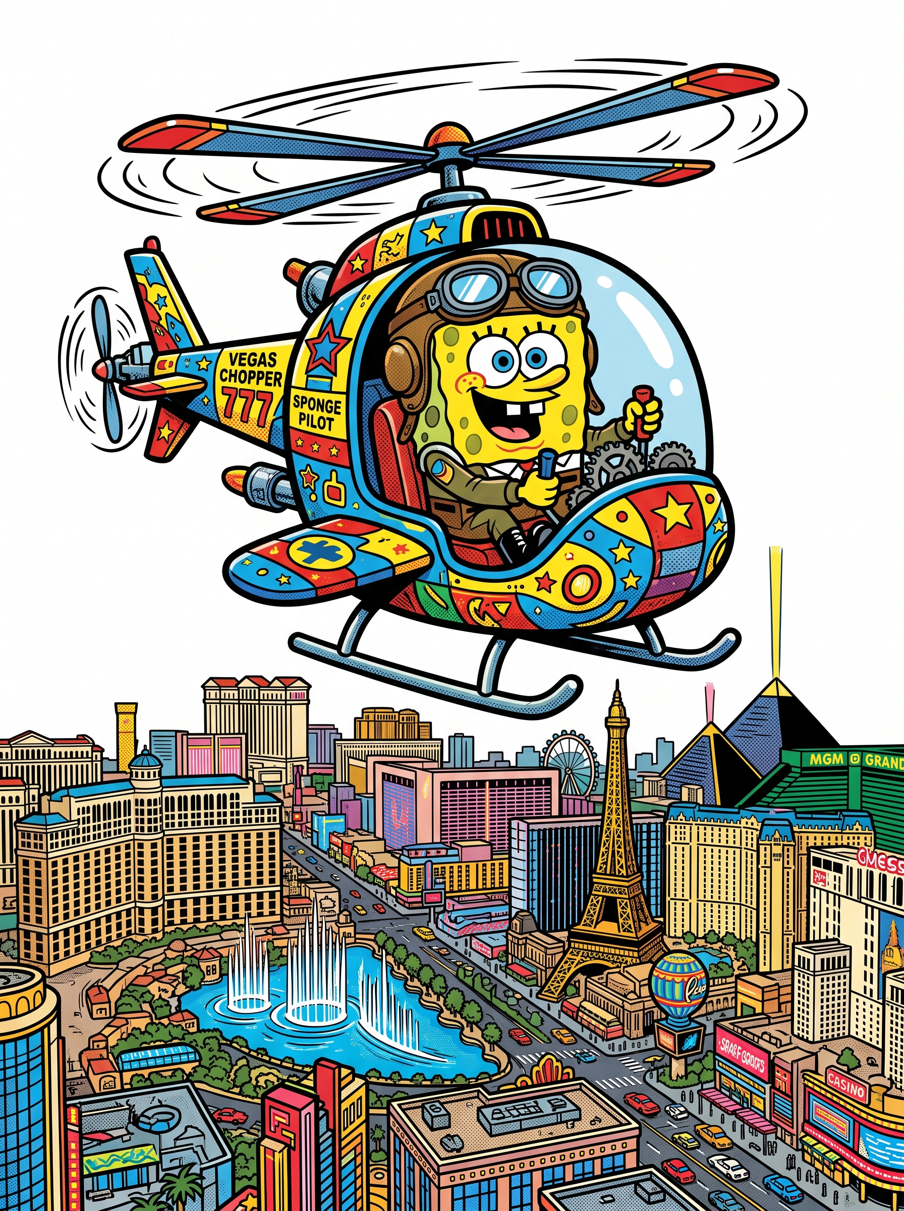Bob Esponja sobre Las Vegas