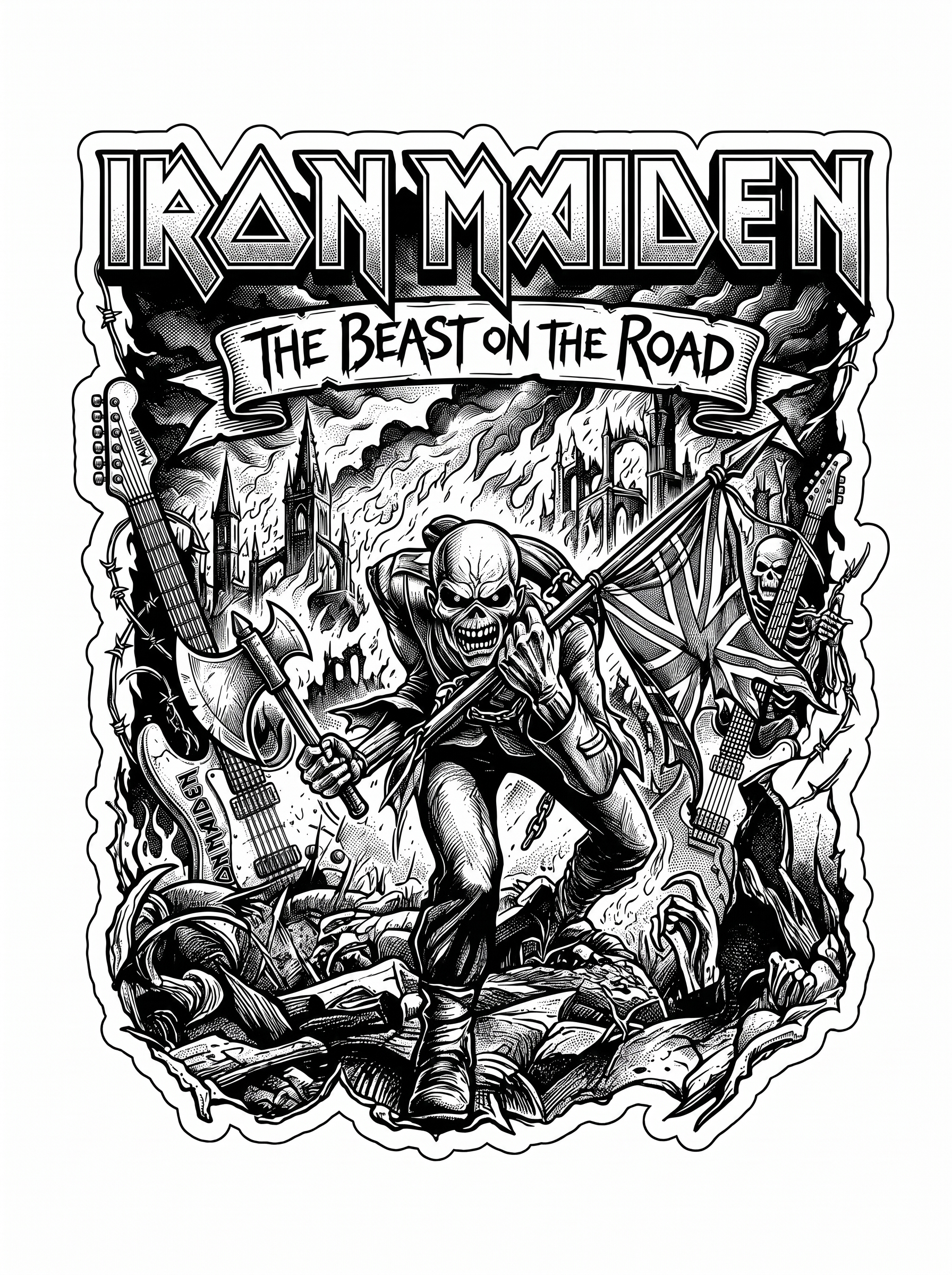 Iron Maiden Sin Blanco