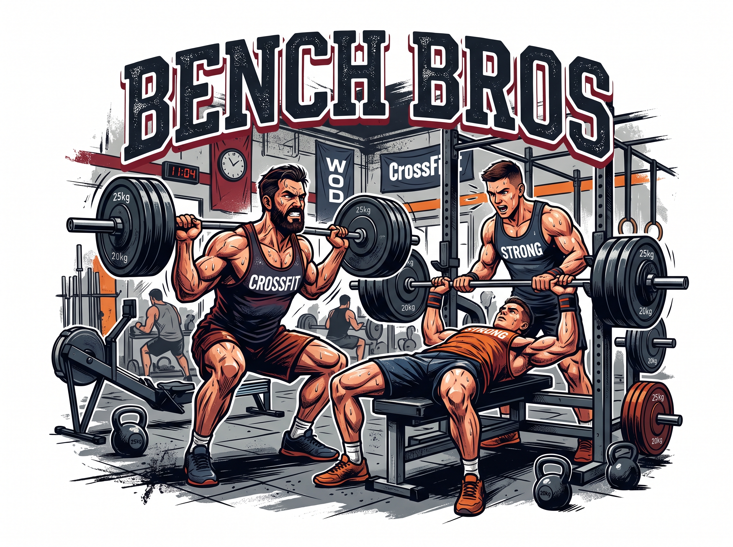 Hermanos Bench de CrossFit