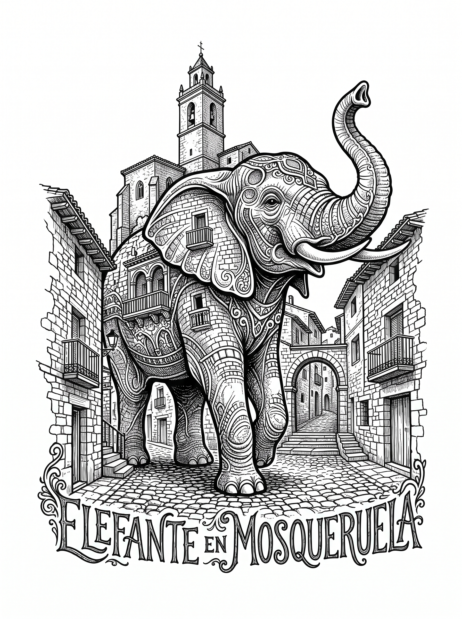 Elefante en Mosqueruela