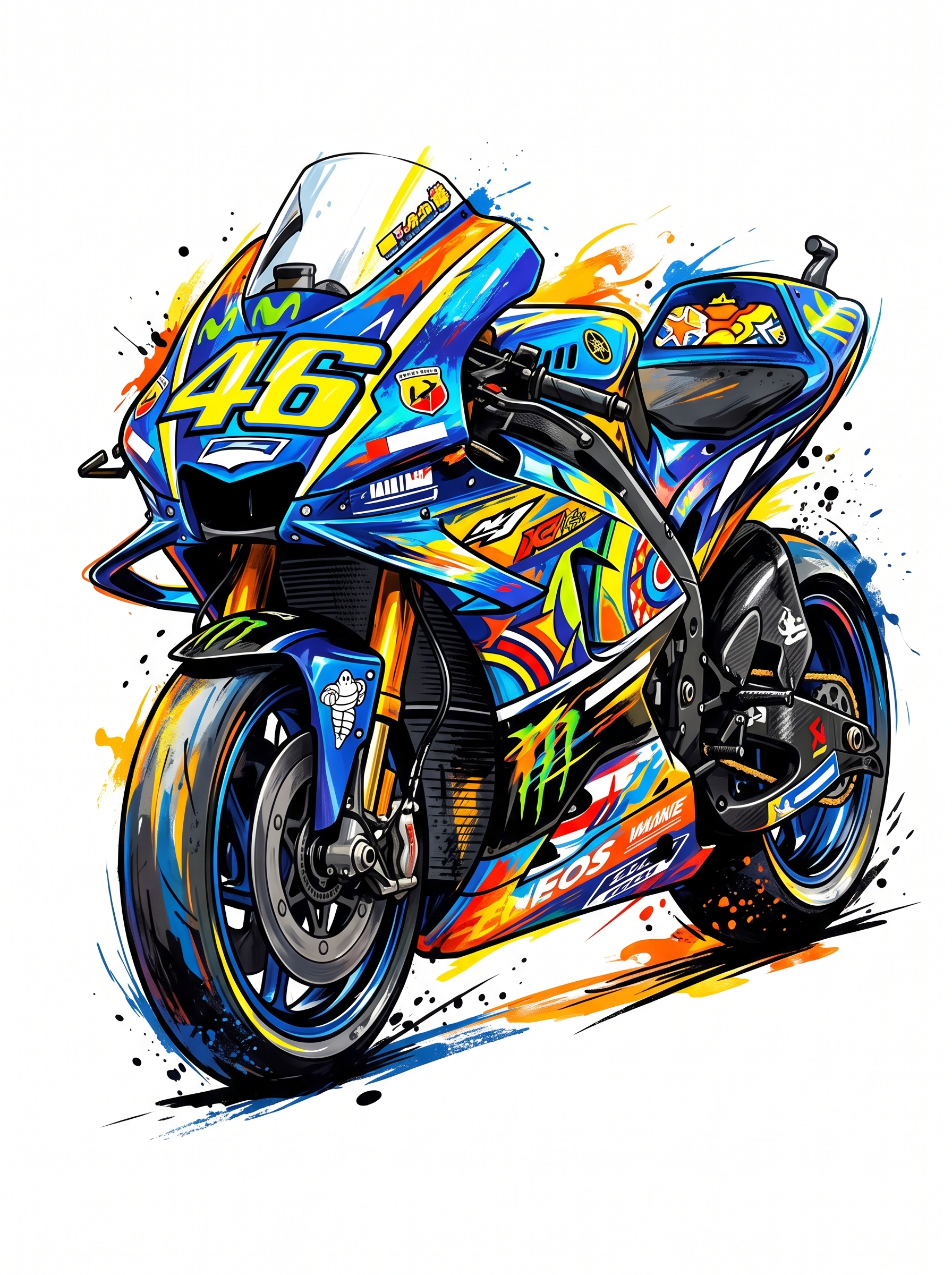 Moto Inspirada en Valentino