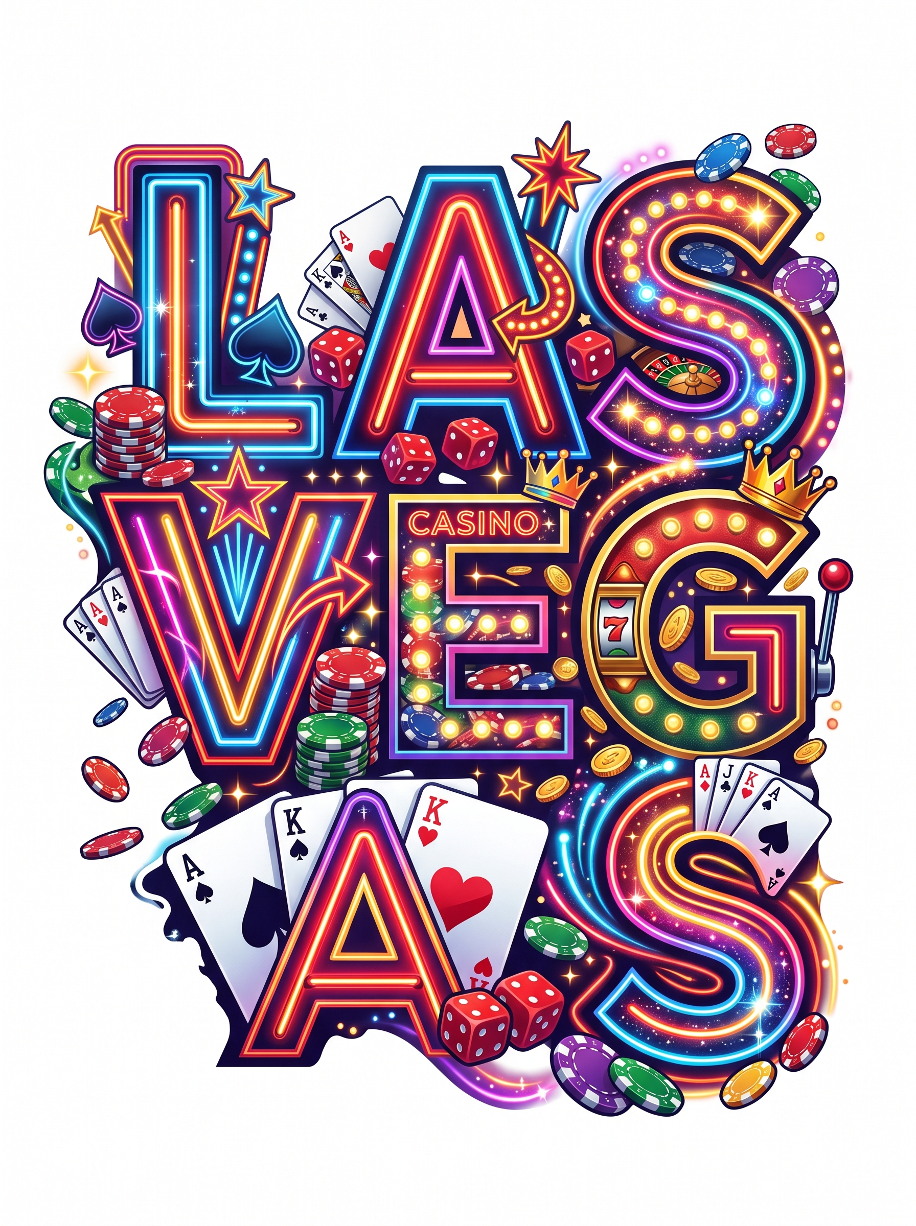 Las Vegas en Tipografía Icónica